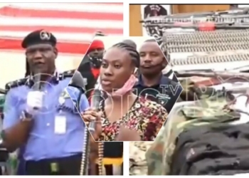 VIDEO: Police arrest three women for allegedly concealing 818 rounds of live ammunition in a bag of rice