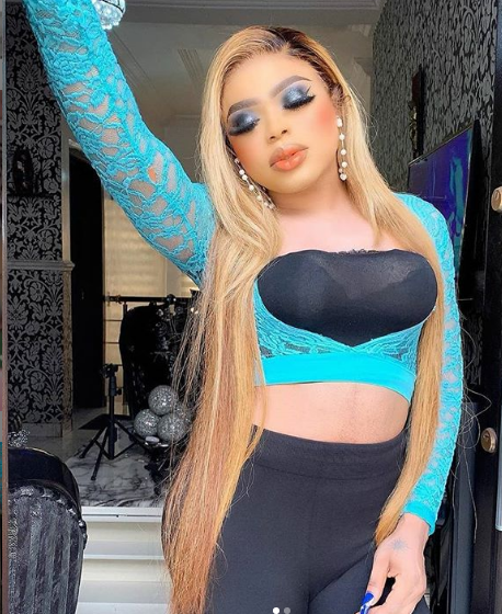 "Is it real?", Bobrisky's breasts causes panic among Nigerians