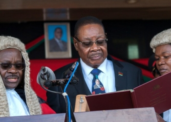 Malawi swears in Lazarus as new president