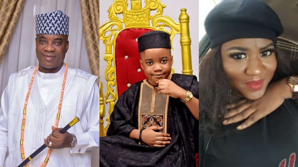 Fuji musician, Kwam1 and Nollywood actress, Bisola Badmus 's son, Malik Marshal celebrates 8th birthday