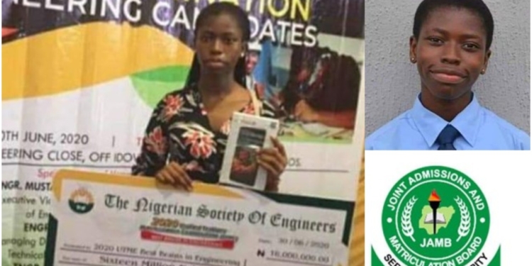 Nigerian Society of Engineers reward student with highest JAMB score a sum of N16million