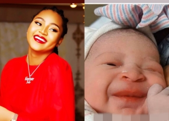 “This is not my baby” – Regina Daniels clears the air about the baby going viral as her son