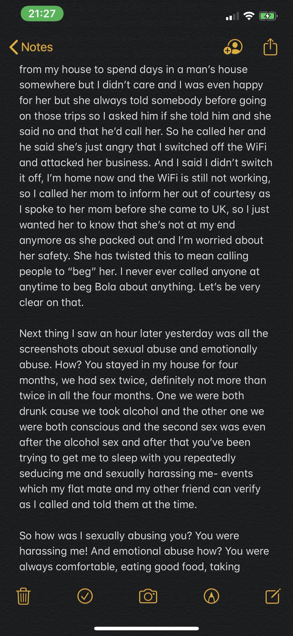 She threatened to blackmail me after traveling to UK to see me - Dr Olufunmilayo reacts to sex allegation