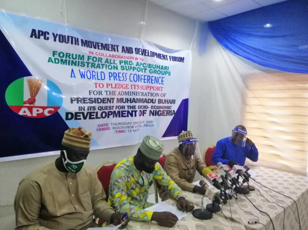 20 APC Groups back Buhari, Military on fight against insecurity