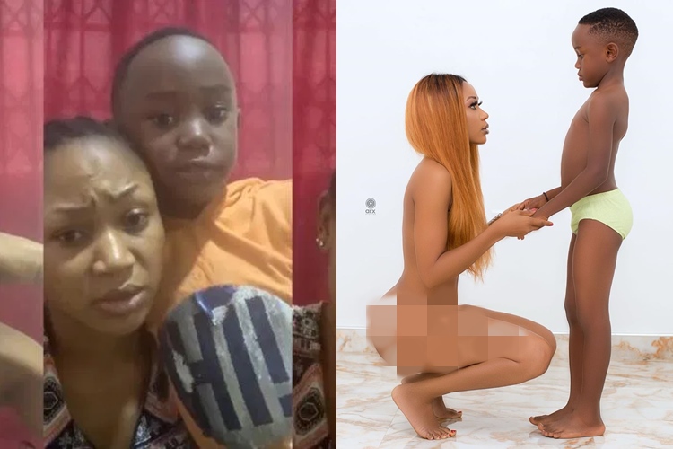 Akuapem Poloo’s Son Pleads With Ghanaians To Forgive His Mom Over Nude Photos – Video