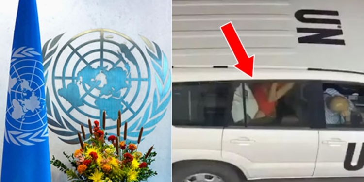 UN suspends 2 officials in viral car-sex video