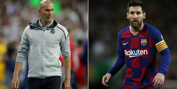 Zidane reacts to news Lionel Messi could leave Barcelona