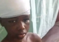 PHOTO: Woman arrested for drilling nails and using hot iron on her 10-year-old domestic help's head in Enugu