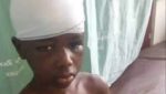 PHOTO: Woman arrested for drilling nails and using hot iron on her 10-year-old domestic help's head in Enugu