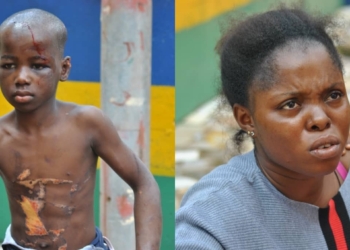 PHOTOS: Police release photo of woman who drilled a nail into the head of her housemaid in Enugu