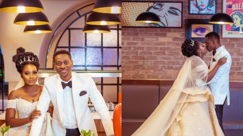 Nollywood celebrities, Lateef Adedimeji and Adebimpe Oyebade shocks many with their wedding photos