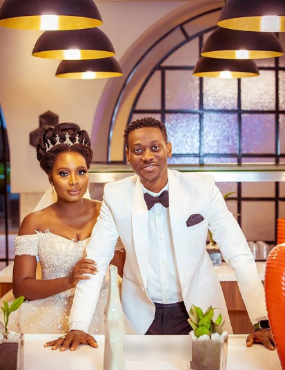 Nollywood celebrities, Lateef Adedimeji and Adebimpe Oyebade shocks many with their wedding photos