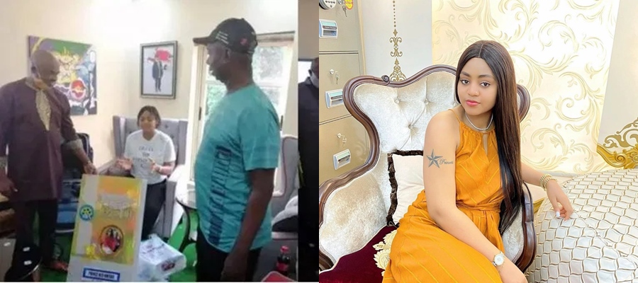 Actors Guild of Nigeria visits Regina Daniels, names her baby “Nollywood Baby of the year”