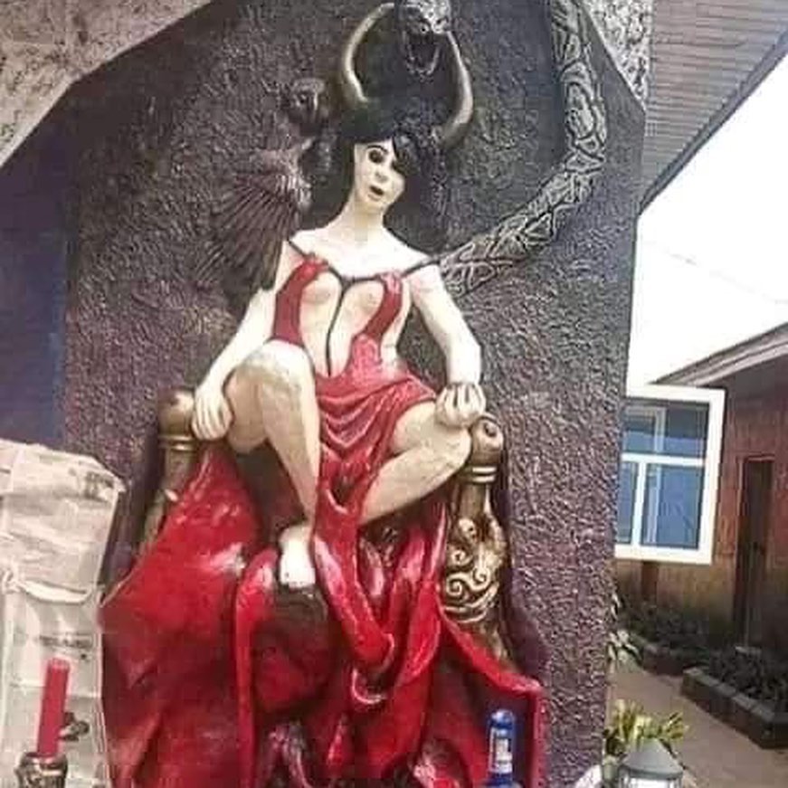 Church of Satan at Ohafia, Abia State destroyed and founder reportedly arrested