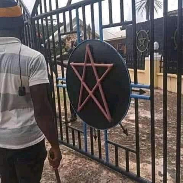 Church of Satan at Ohafia, Abia State destroyed and founder reportedly arrested