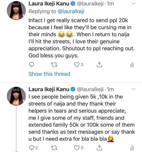 “Why I’m Scared To Help People” – Laura Ikeji