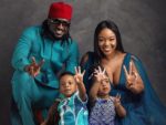 Paul Okoye and wife Anita celebrate their twins 3rd birthday with adorable new photos