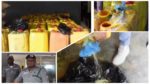 VIDEO: Custom officials intercept grains of rice concealed inside kegs and disguised as palm oil