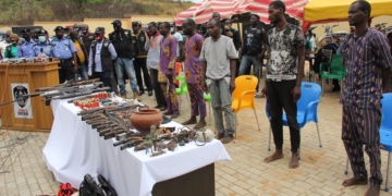 Police arrest 7-man criminal gang for multiple bank robbers in Ekiti and Ondo states