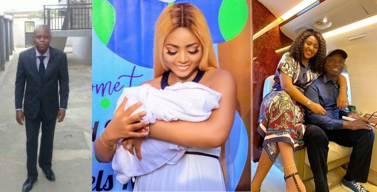 Regina Daniels’ father ends rift with Ned Nwoko
