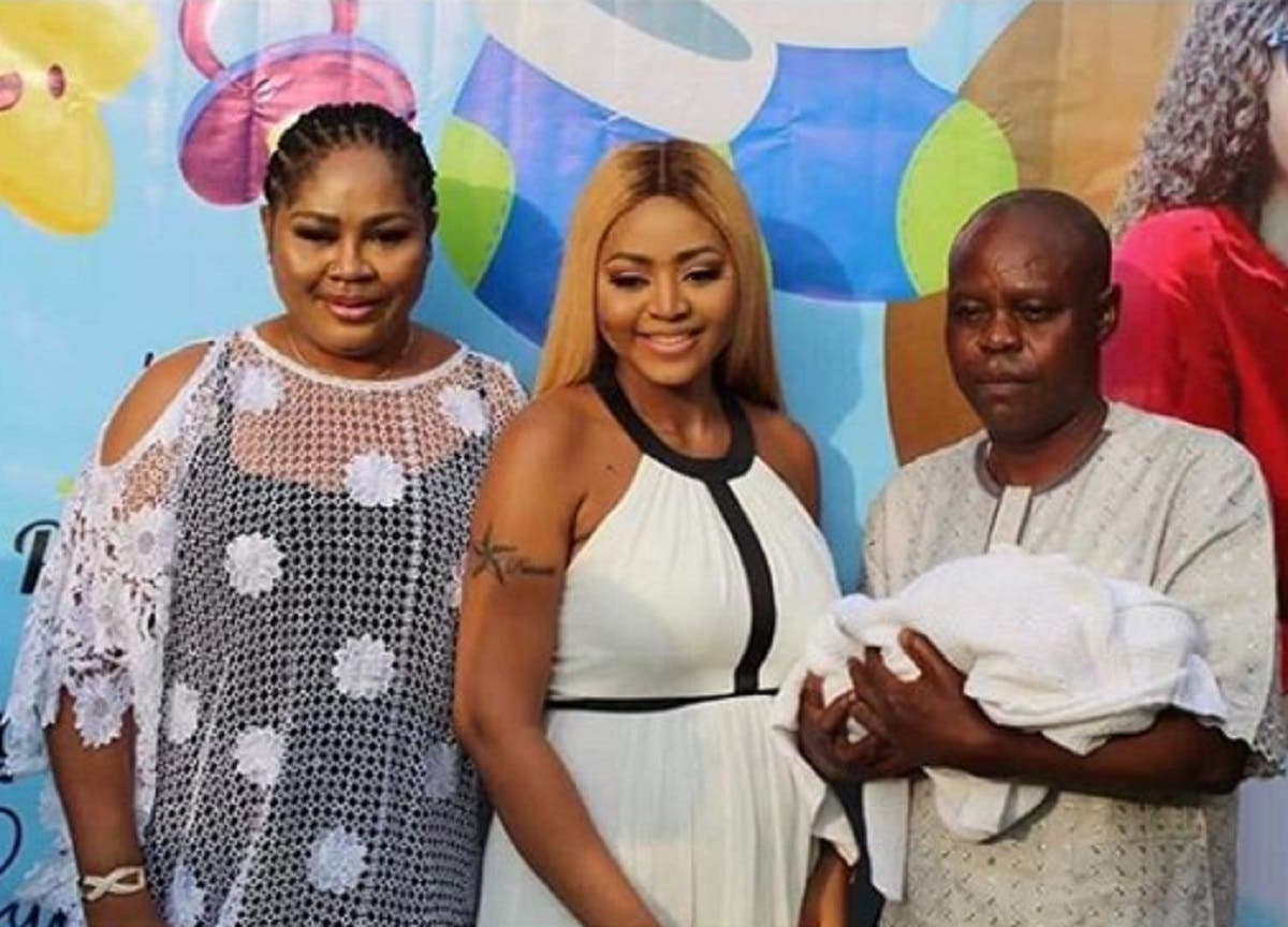 Regina Daniels’ father ends rift with son-in-law, Ned Nwoko