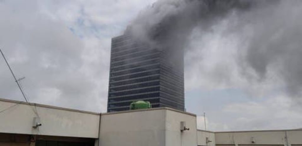 Fire Guts Abuja World Trade Centre