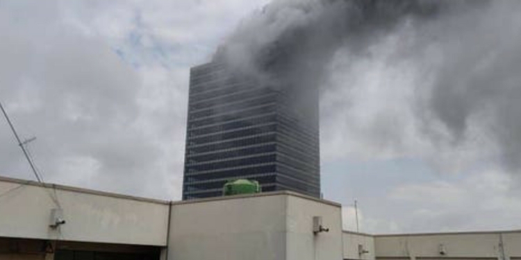 Fire Guts Abuja World Trade Centre