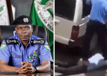 Nigeria Police reacts to viral video of security officer assaulting man
