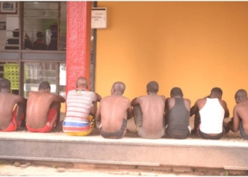 Photos: Suspected motorcycle thieves arrested in Ibadan