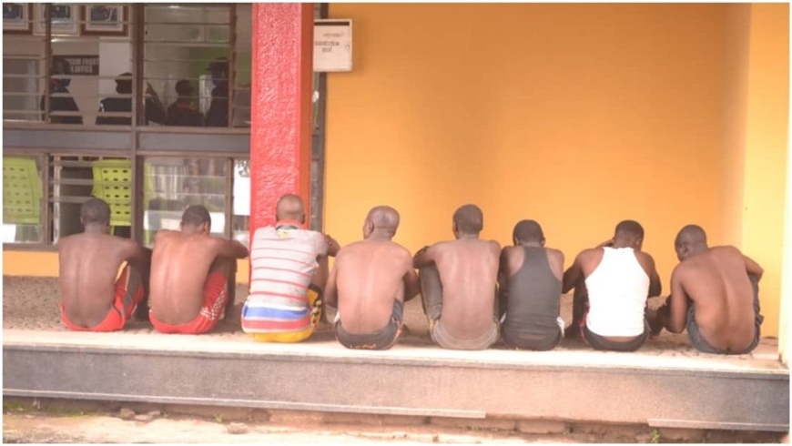 Photos: Suspected motorcycle thieves arrested in Ibadan