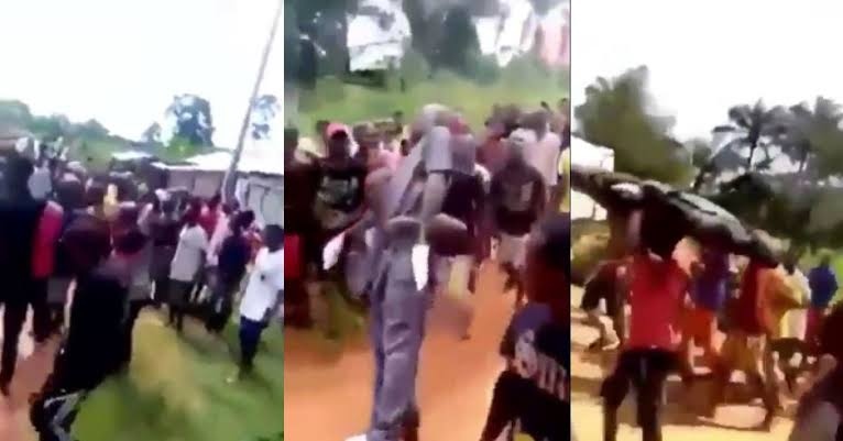 VIDEO: Drama in Anambra as corpse causes several ambulances to develop fault