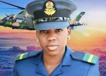 Throwback Video Of When The Late Tolulope Arotile Was Decorated As The First Female Combat Pilot