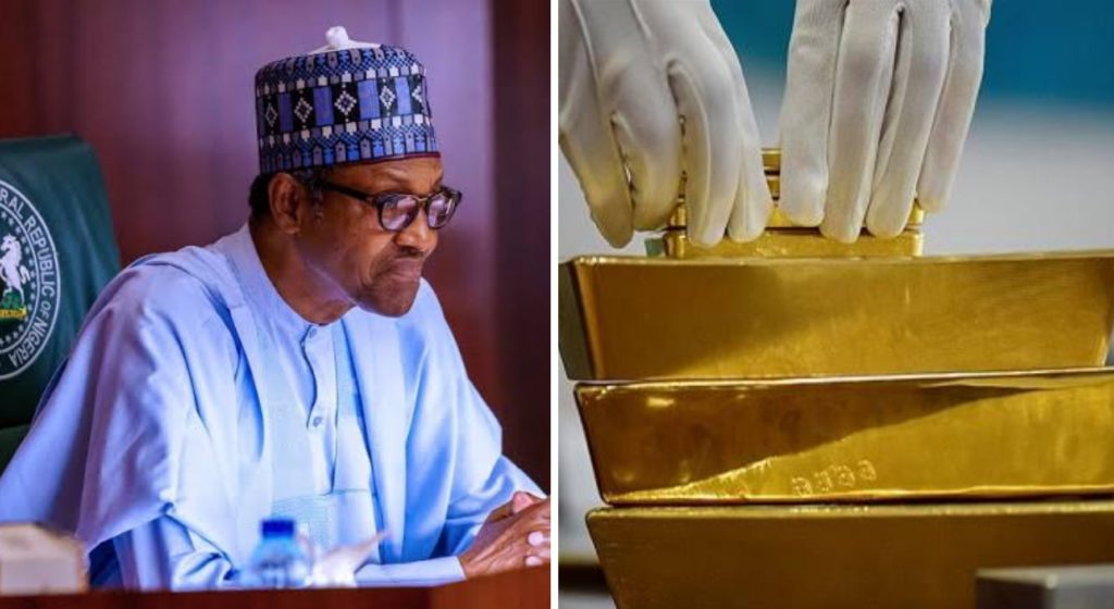 Buhari receives Nigeria’s first artisanally-mined gold