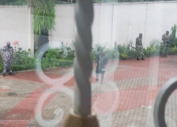 Policemen spotted at ex-NDDC MD, Joy Nunieh's home ahead of appearance before House committee