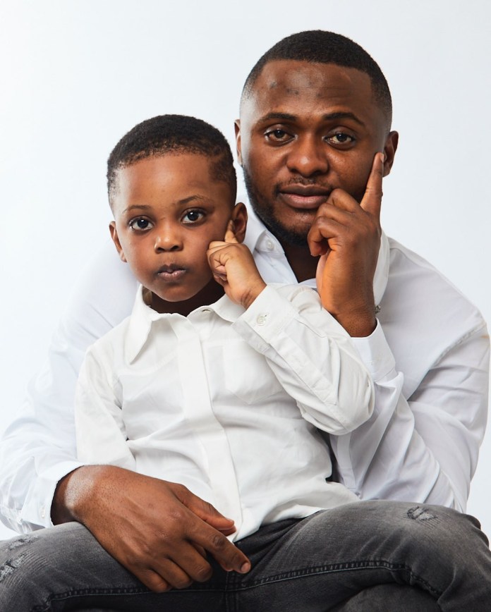 PHOTO: Ubi Franklin and ex-wife, Lilian Esoro celebrate their son as he turns 4