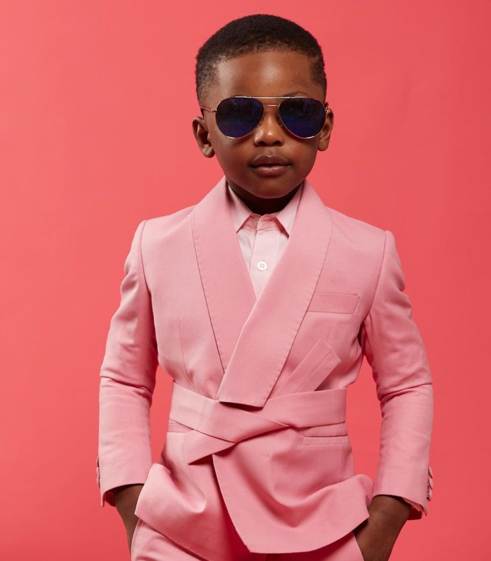 PHOTO: Ubi Franklin and ex-wife, Lilian Esoro celebrate their son as he turns 4