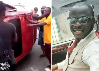 Controversial Pastor, Chris Omashola Involved In Ghastly Accident In Warri (VIDEO)