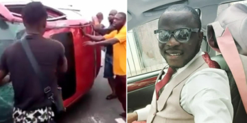 Controversial Pastor, Chris Omashola Involved In Ghastly Accident In Warri (VIDEO)