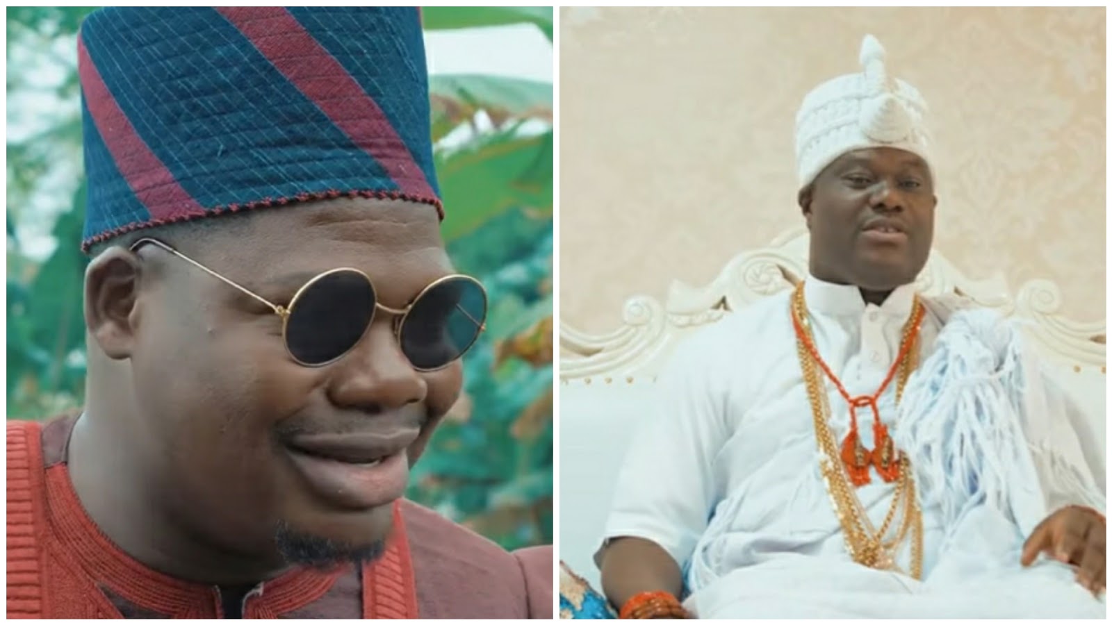 Mr Macaroni features Ooni of Ife in skit; Nigerians react