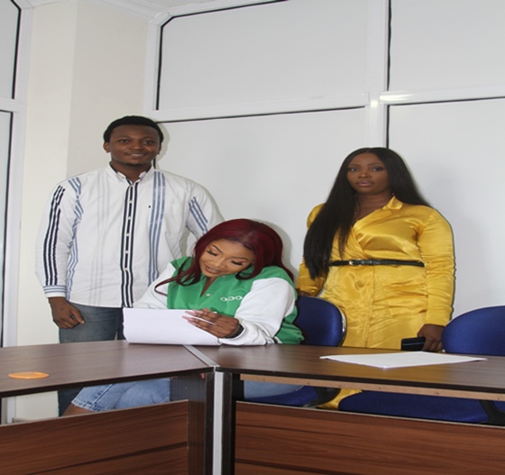 PHOTOS: Tacha bags multi-million Naira partnership deal with OPPO NIgeria