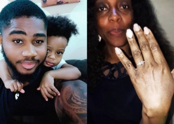 Photos of BBNaija Housemate, Praise With Wife And Kid Pop Up After He Said He Is Single