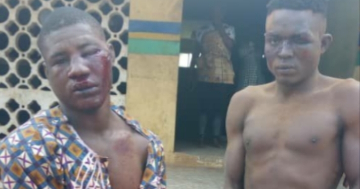 PHOTO: Police nab suspected motorcycle thieves in Ogun