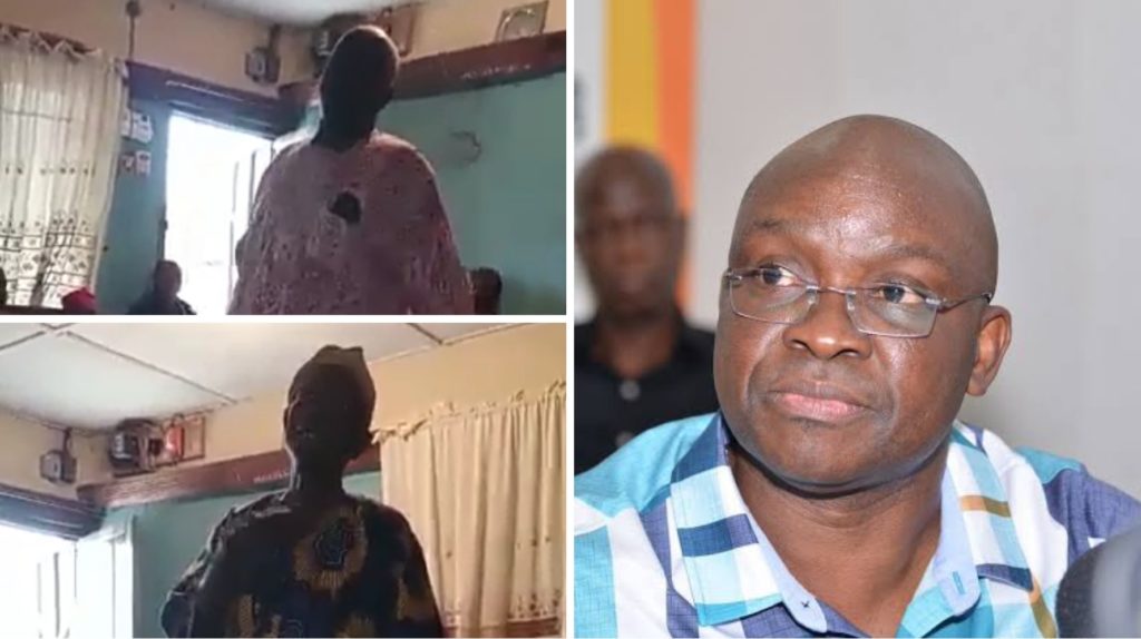 VIDEO: Fayose-led Ekiti PDP camp takes secret oath ahead of congress