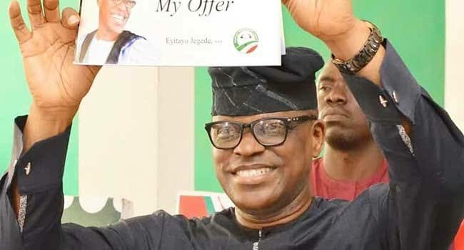 Eyitayo Jegede defeats Ondo deputy governor and others to emerge as PDP guber candidate