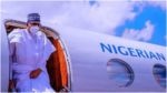 PHOTOS: Buhari Finally Wears Face Mask