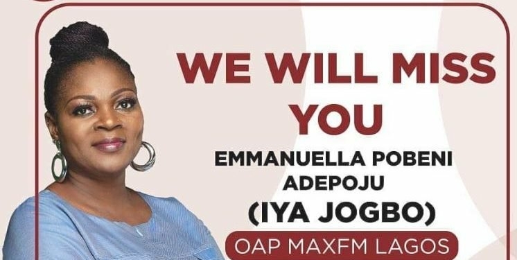 JUST IN: Popular radio presenter, Iya Jogbo is dead