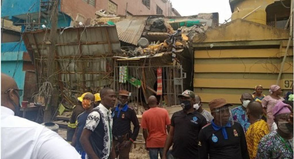 Many trapped as building collapses in Ebute Metta, Lagos