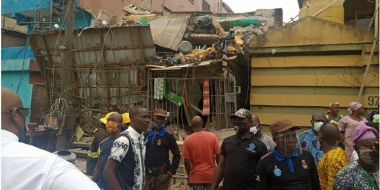 Many trapped as building collapses in Ebute Metta, Lagos