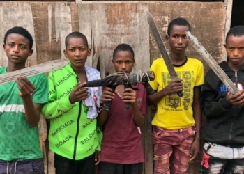 Ogun Police parade five teenage suspected armed robbers