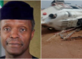 AIB reveals why Vice President Osinbajo's helicopter crashed in 2019